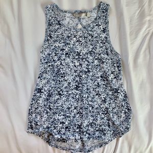 Athleta Breezy Printed Cutout Tank